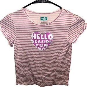 Garanimals Pink and White Striped Tee